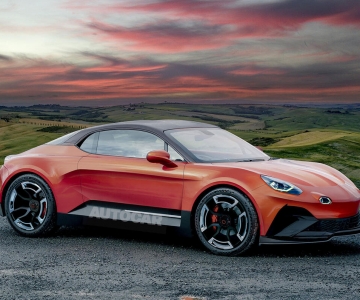Alpine A110 EV - render da Autocar