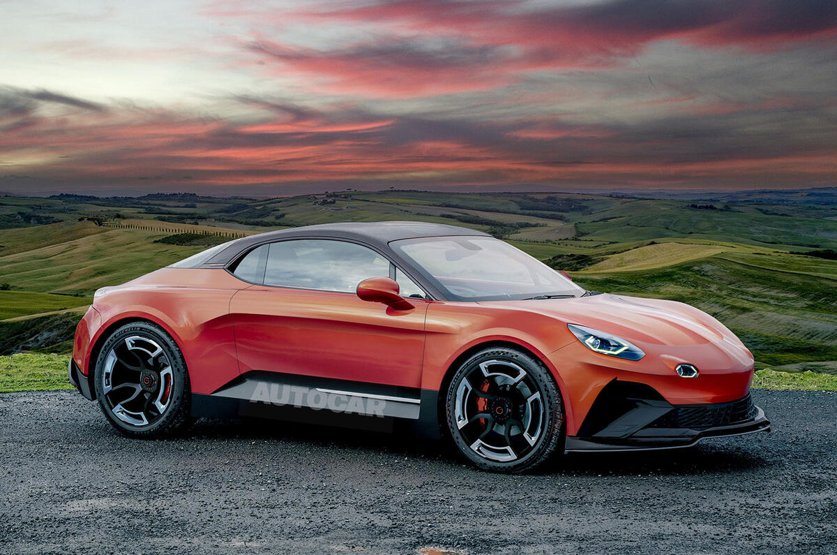 Alpine A110 EV - render da Autocar