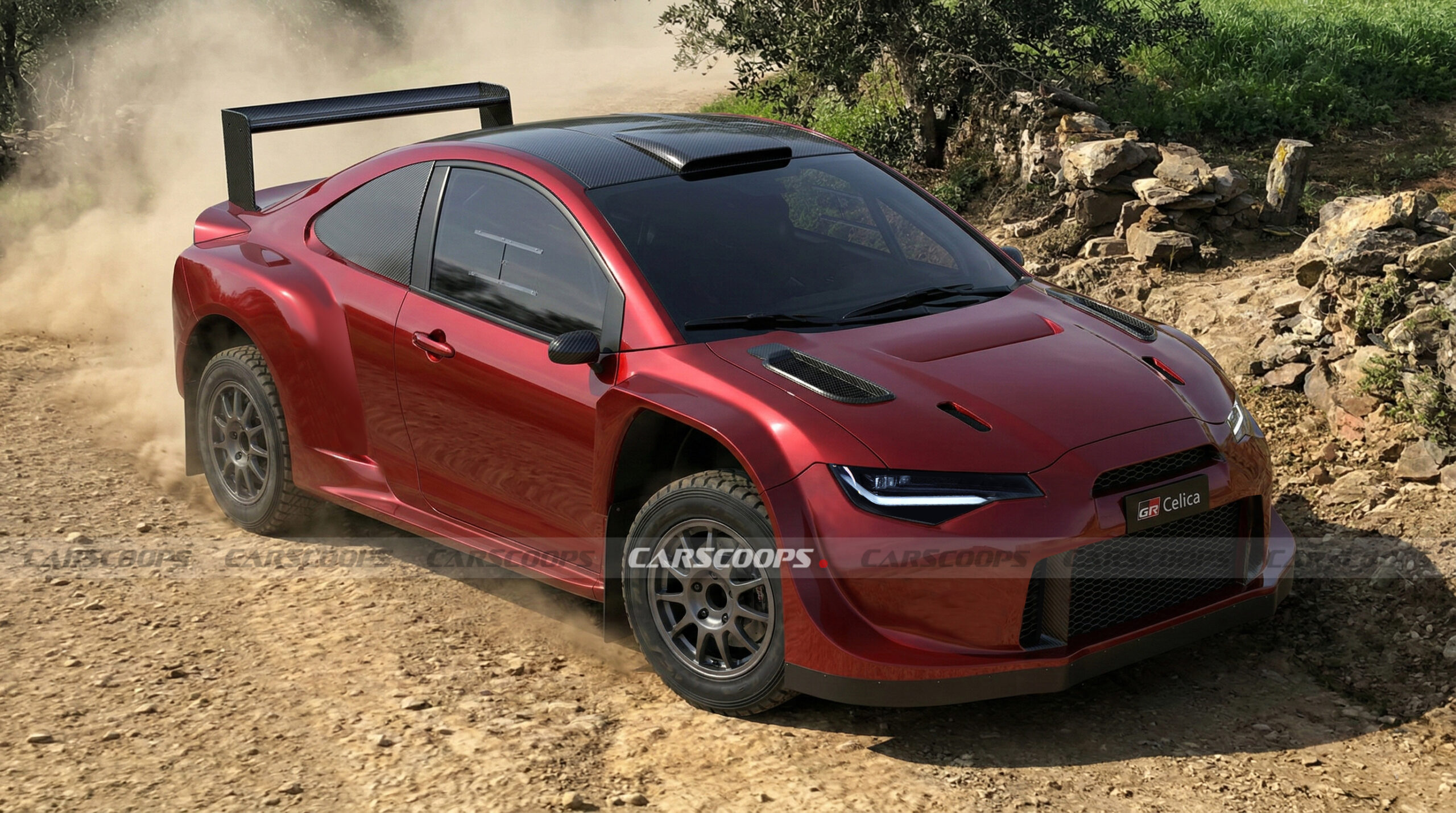 Toyota GR Celica WRC - render da Carscoops