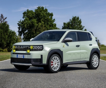Abarth Grande Panda - render digital da autoria da Autocar