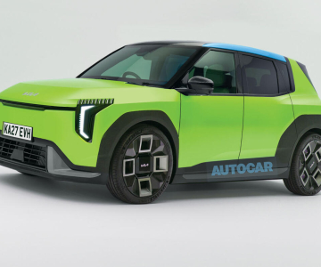 Kia EV1 - render digital da autoria da Autocar