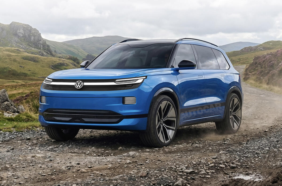 VW Touareg - render digital da autoria da Autocar