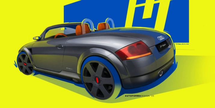Audi TT Roadster restomod Autoforma