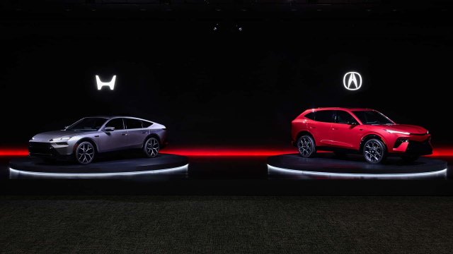 Honda Hybrid Sedan Prototype e Acura Hybrid SUV Prototype