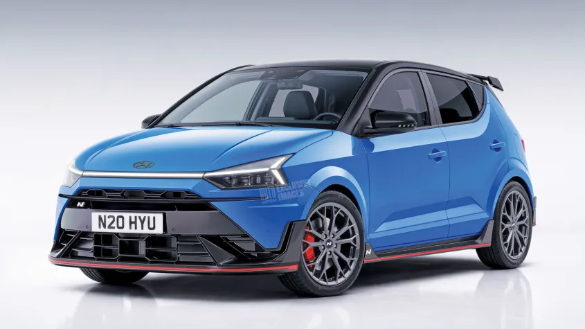Render do Hyundai i20 N - autoria Auto Express