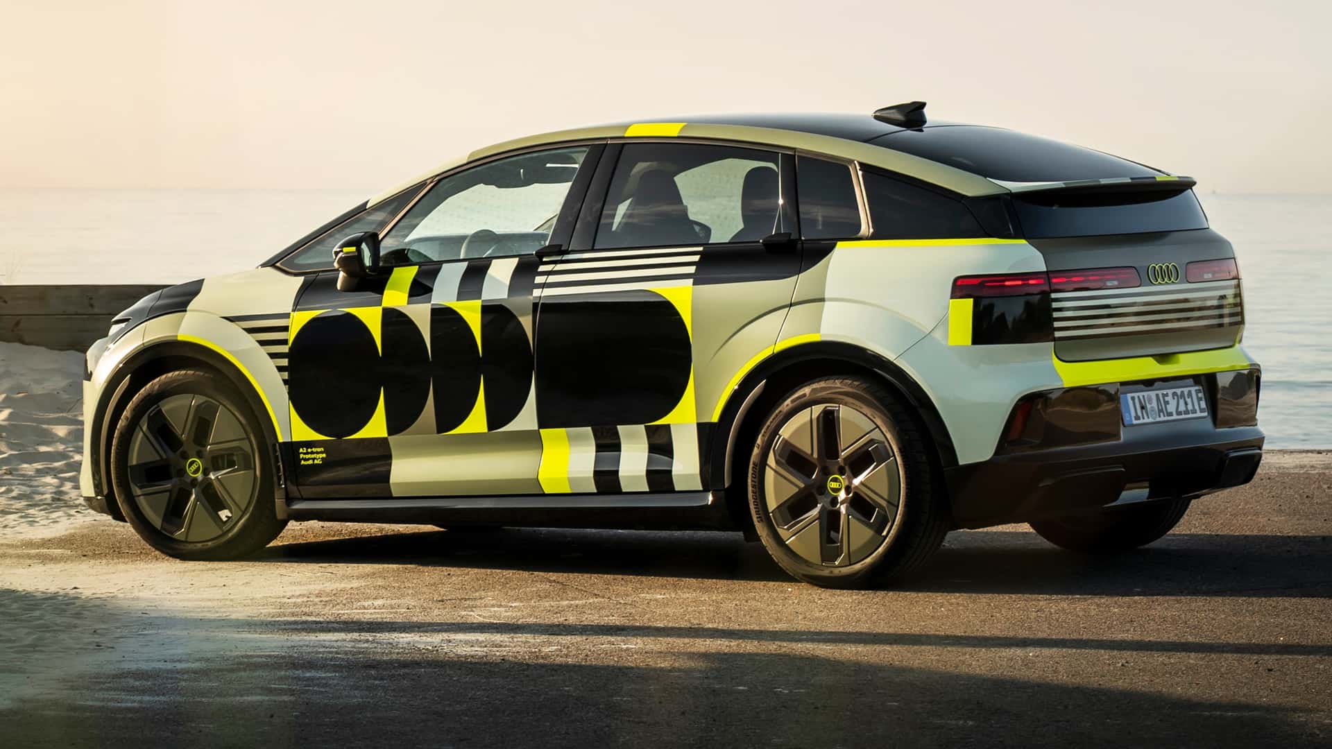 Protótipo do Audi A2 E-Tron camuflado