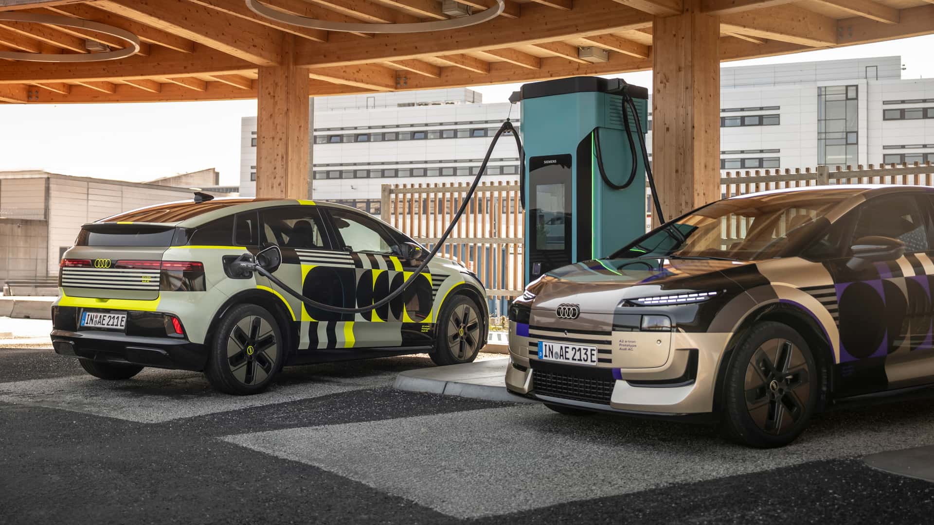 Protótipo do Audi A2 E-Tron camuflado