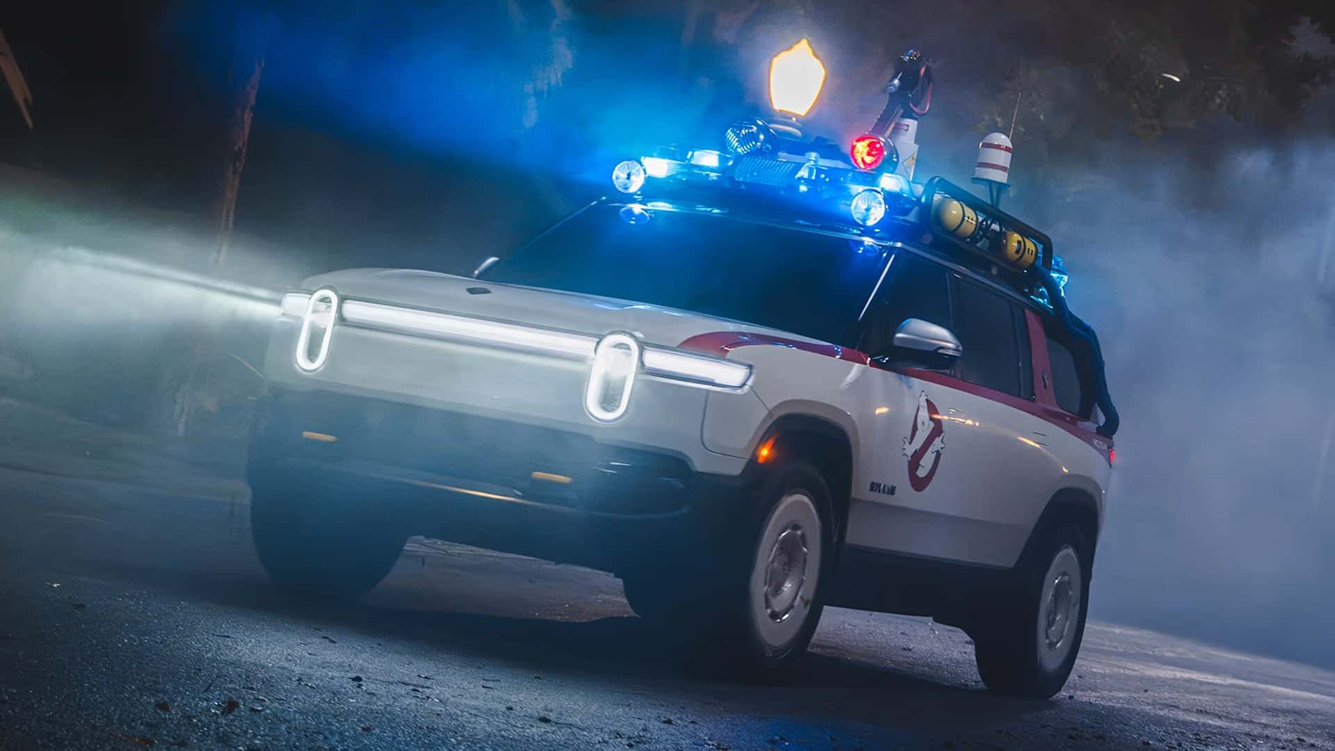 Rivian Ghostbusters Ecto-R1